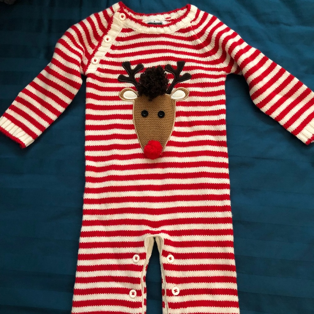 Brand NEW Mud-Pie sweater knit holiday outfit!